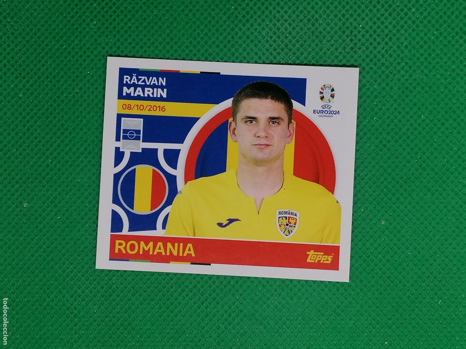 Cromos de F&uacute;tbol: ROM 14 ROM14 RAZVAN MARIN RUMANIA ⚽ TOPPS EURO 2024 24 GERMANY STICKERS ⚽
