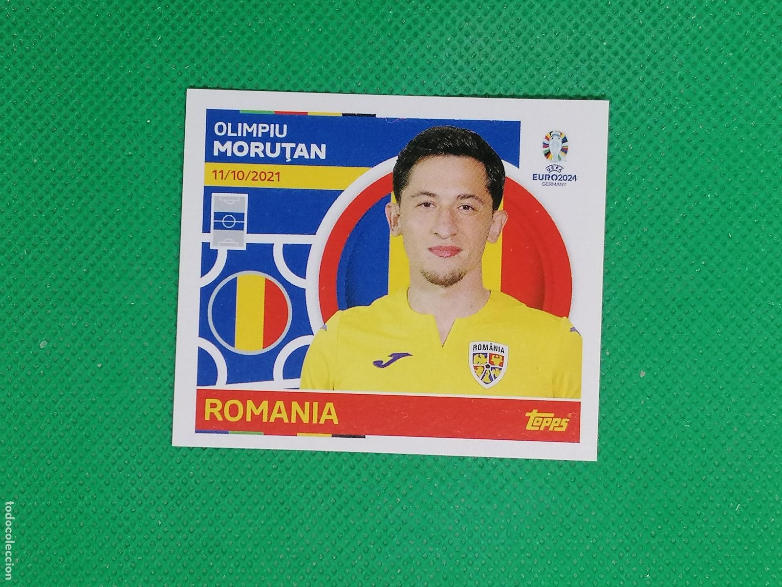 Cromos de F&uacute;tbol: ROM 15 ROM15 OLIMPIU MORUTAN RUMANIA ⚽ TOPPS EURO 2024 24 GERMANY STICKERS ⚽