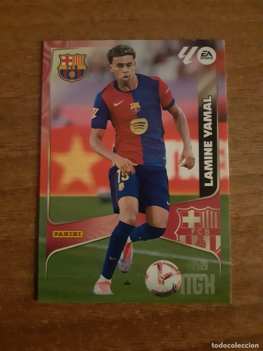 Cromos de F&uacute;tbol: N&deg;88 LAMINE YAMAL BARCELONA 25-26 PANINI MEGACRACKS 2025 2026. NUEVO