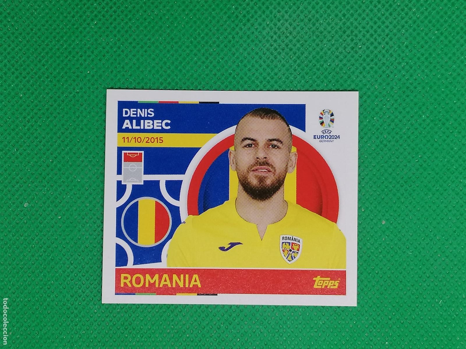 Cromos de F&uacute;tbol: ROM 19 ROM19 DENIS ALIBEC RUMANIA ⚽ TOPPS EURO 2024 24 GERMANY STICKERS ⚽