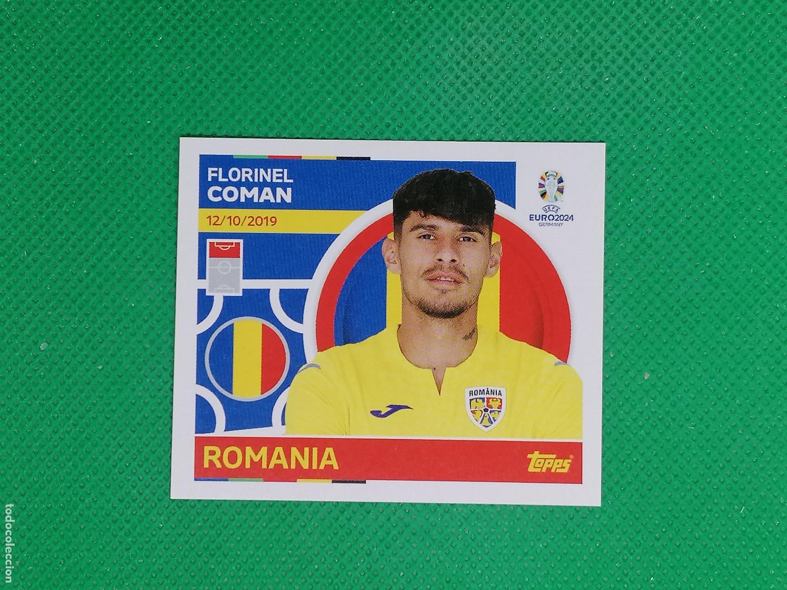 Cromos de F&uacute;tbol: ROM 20 ROM20 FLORINEL COMAN RUMANIA ⚽ TOPPS EURO 2024 24 GERMANY STICKERS ⚽