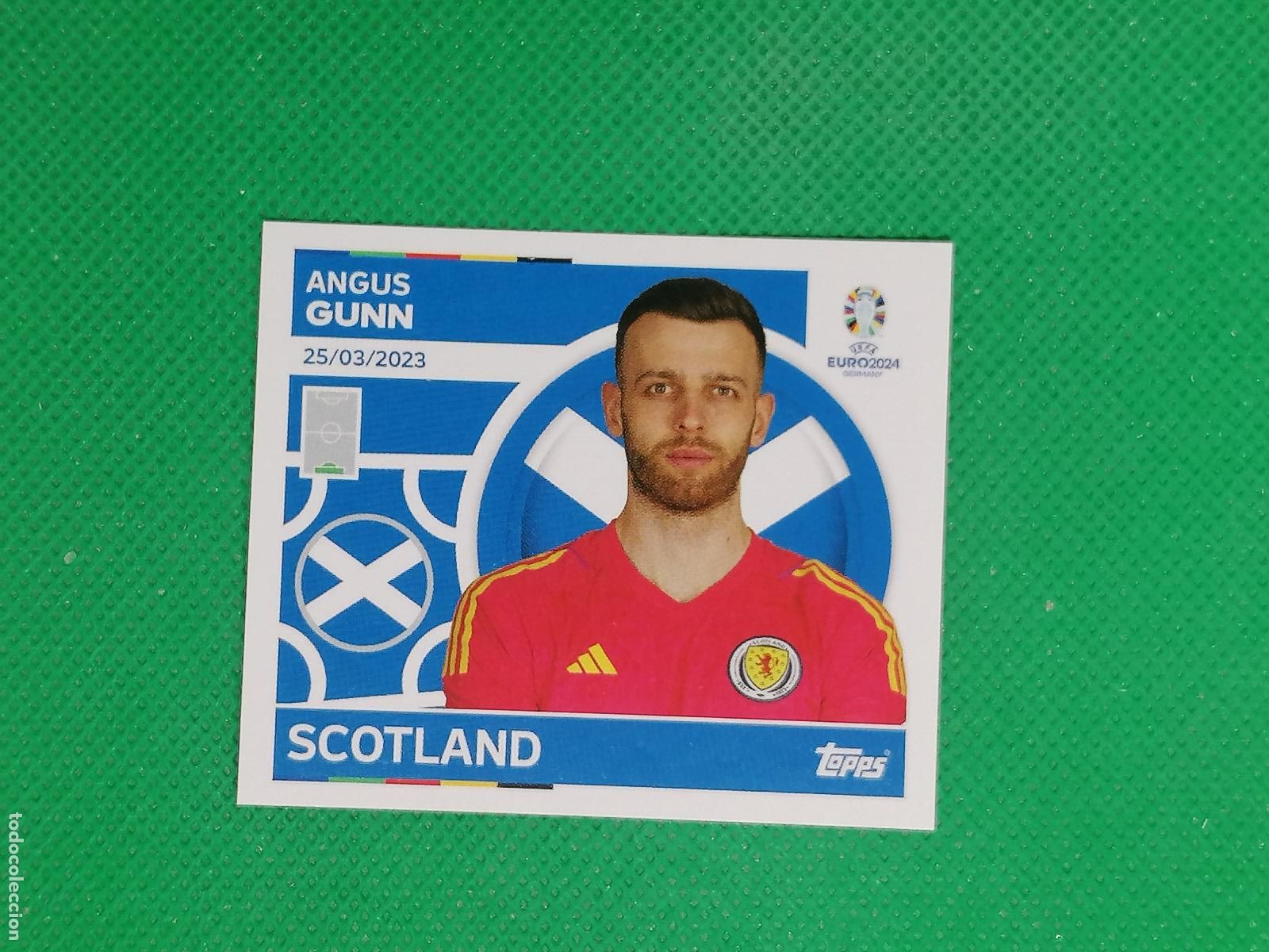 Cromos de F&uacute;tbol: SCO 4 SCO4 ANGUS GUNN ESCOCIA ⚽ TOPPS EURO 2024 24 GERMANY STICKERS ⚽