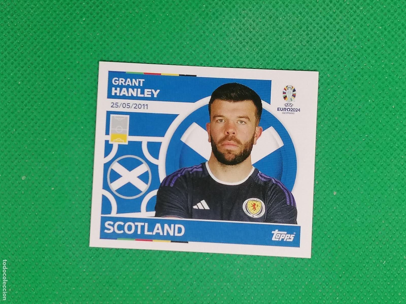 Cromos de F&uacute;tbol: SCO 5 SCO5 GRANT HANLEY ESCOCIA ⚽ TOPPS EURO 2024 24 GERMANY STICKERS ⚽