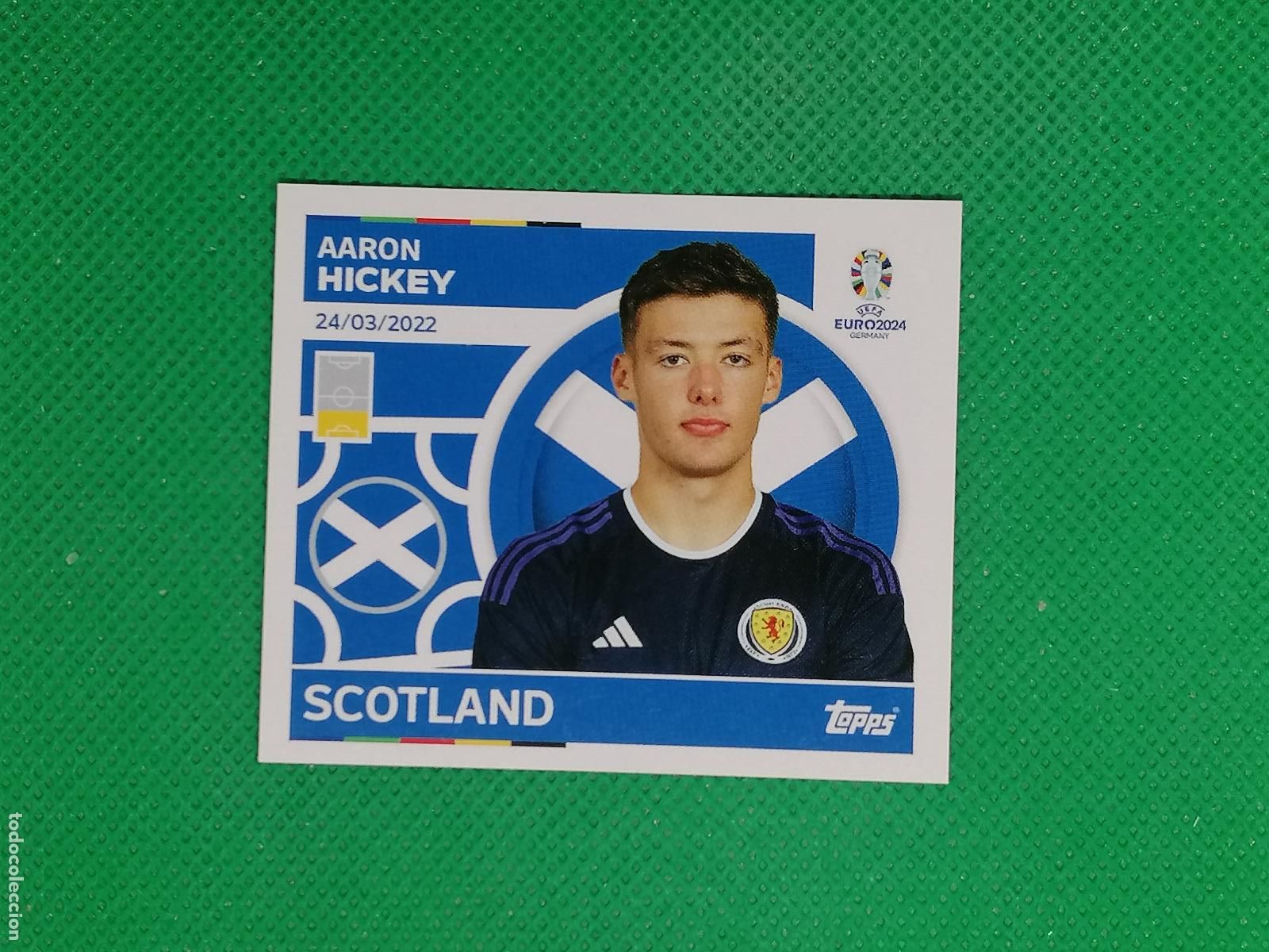 Cromos de F&uacute;tbol: SCO 10 SCO10 AARON HICKEY ESCOCIA ⚽ TOPPS EURO 2024 24 GERMANY STICKERS ⚽