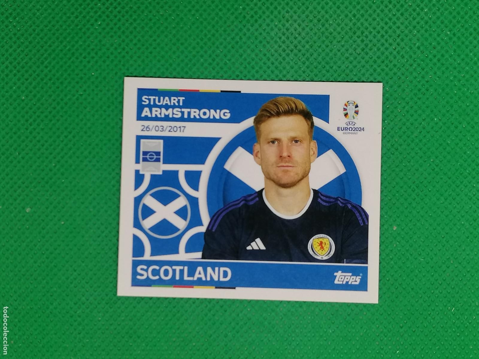 Cromos de F&uacute;tbol: SCO 13 SCO13 STUART ARMSTRONG ESCOCIA ⚽ TOPPS EURO 2024 24 GERMANY STICKERS ⚽
