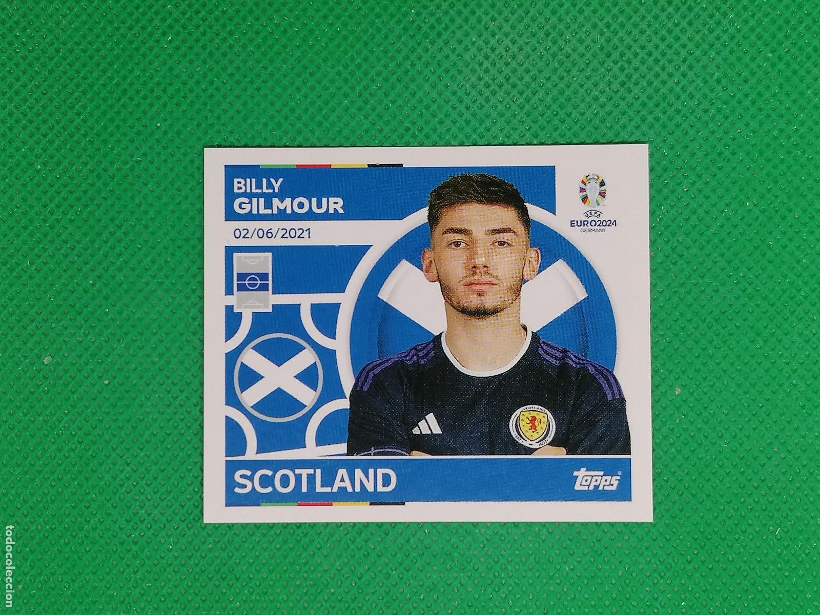 Cromos de F&uacute;tbol: SCO 14 SCO14 BILLY GILMOUR ESCOCIA ⚽ TOPPS EURO 2024 24 GERMANY STICKERS ⚽