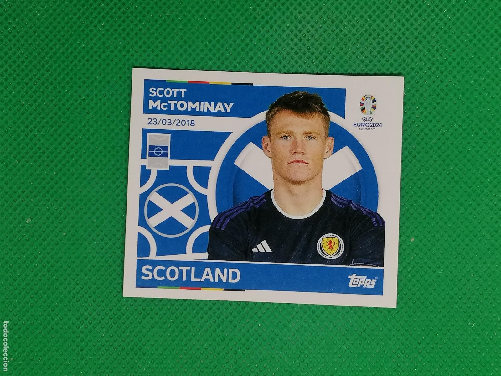 Cromos de F&uacute;tbol: SCO 16 SCO16 SCOTT MCTOMINAY ESCOCIA ⚽ TOPPS EURO 2024 24 GERMANY STICKERS ⚽