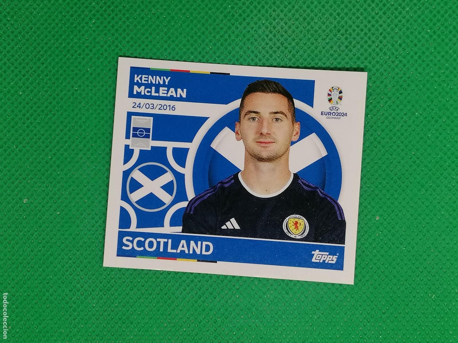 Cromos de F&uacute;tbol: SCO 18 SCO18 KENNY MCLEAN ESCOCIA ⚽ TOPPS EURO 2024 24 GERMANY STICKERS ⚽
