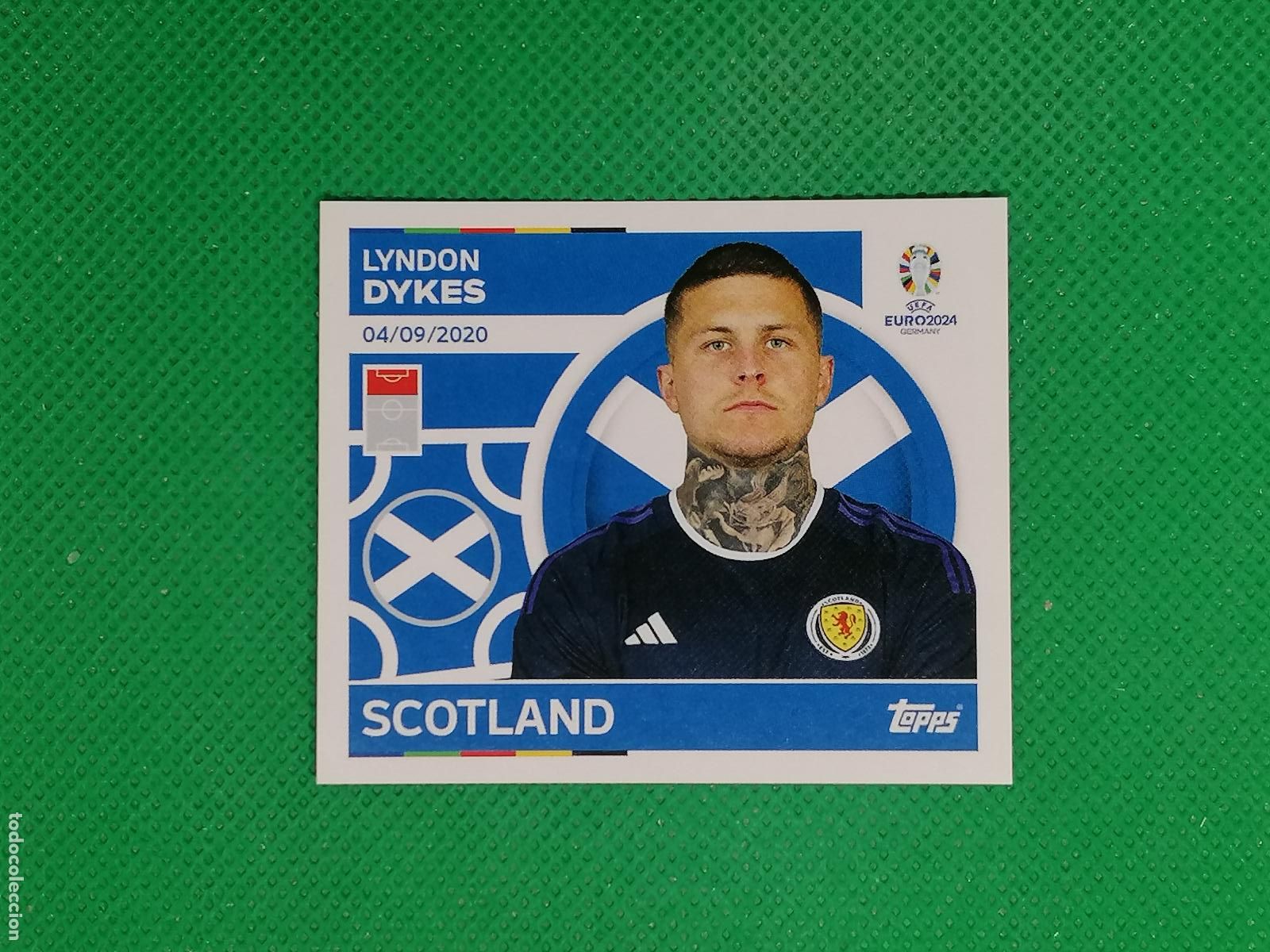 Cromos de F&uacute;tbol: SCO 20 SCO20 LYNDON DYKES ESCOCIA ⚽ TOPPS EURO 2024 24 GERMANY STICKERS ⚽