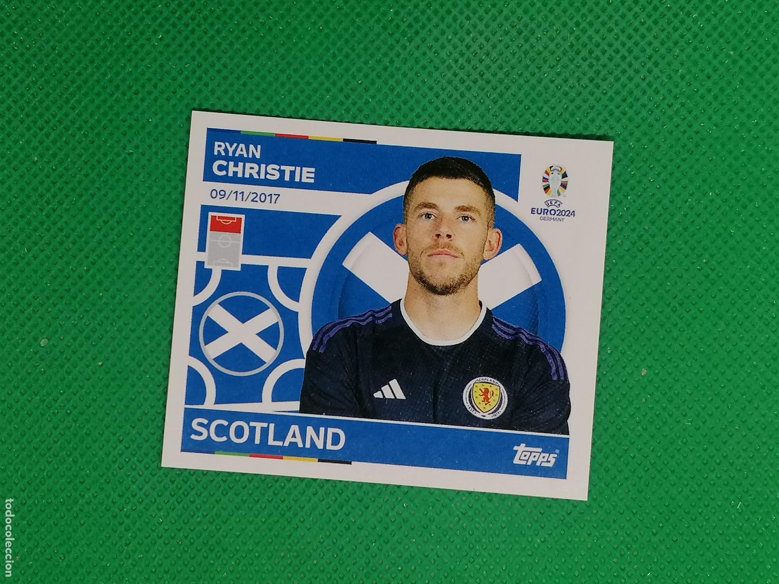 Cromos de F&uacute;tbol: SCO 21 SCO21 RYAB CHRISTIE ESCOCIA ⚽ TOPPS EURO 2024 24 GERMANY STICKERS ⚽