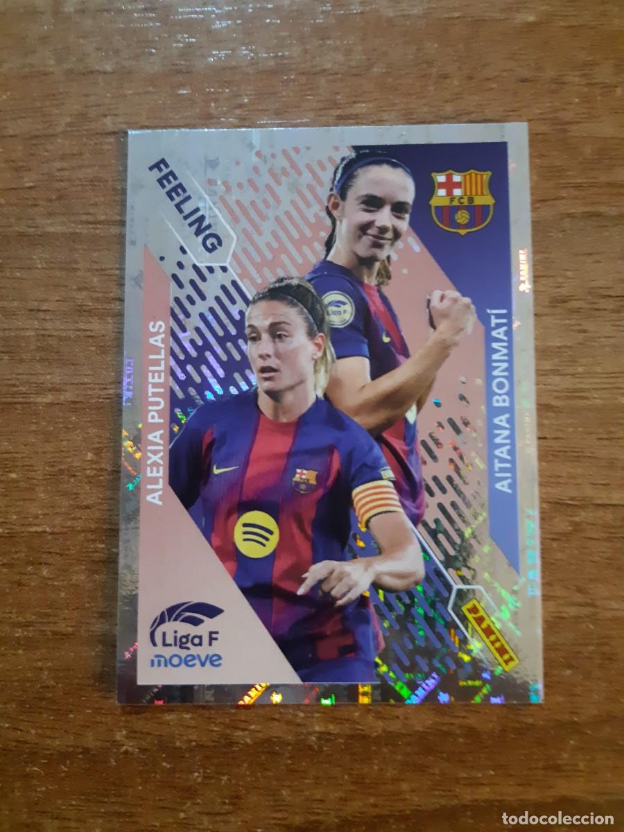Cromos de F&uacute;tbol: N&deg;364 AITANA BONMAT&Iacute; ALEXIA PUTELLAS BARCELONA FEELING LIGA F MOEVE 25-26 PANINI. NUEVO SIN PEGAR