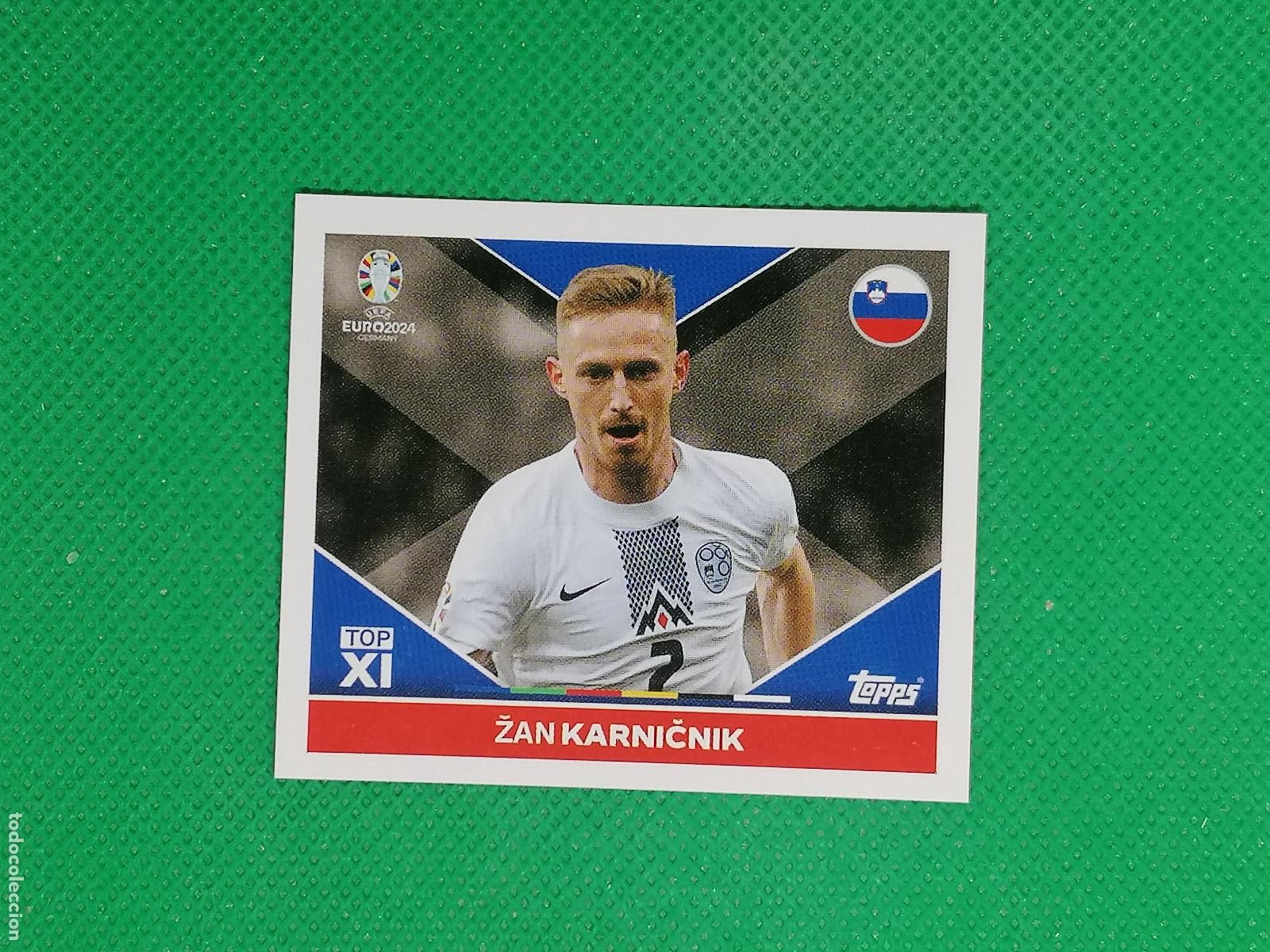 Cromos de F&uacute;tbol: SVN TOP1 SVNTOP1 ZAN KARNICNIK ESLOVENIA ⚽ TOPPS EURO 2024 24 GERMANY STICKERS ⚽