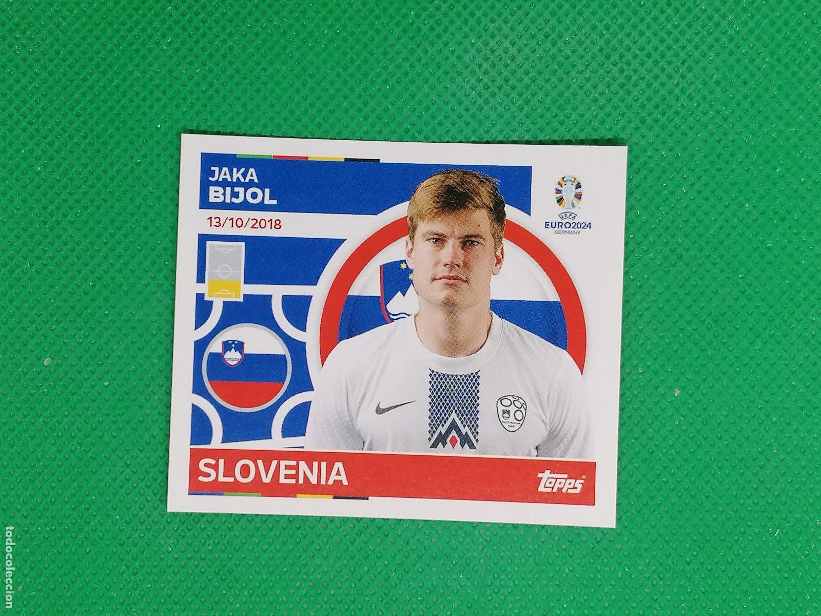Cromos de F&uacute;tbol: SVN 4 SVN4 JAKA BIJOL ESLOVENIA ⚽ TOPPS EURO 2024 24 GERMANY STICKERS ⚽