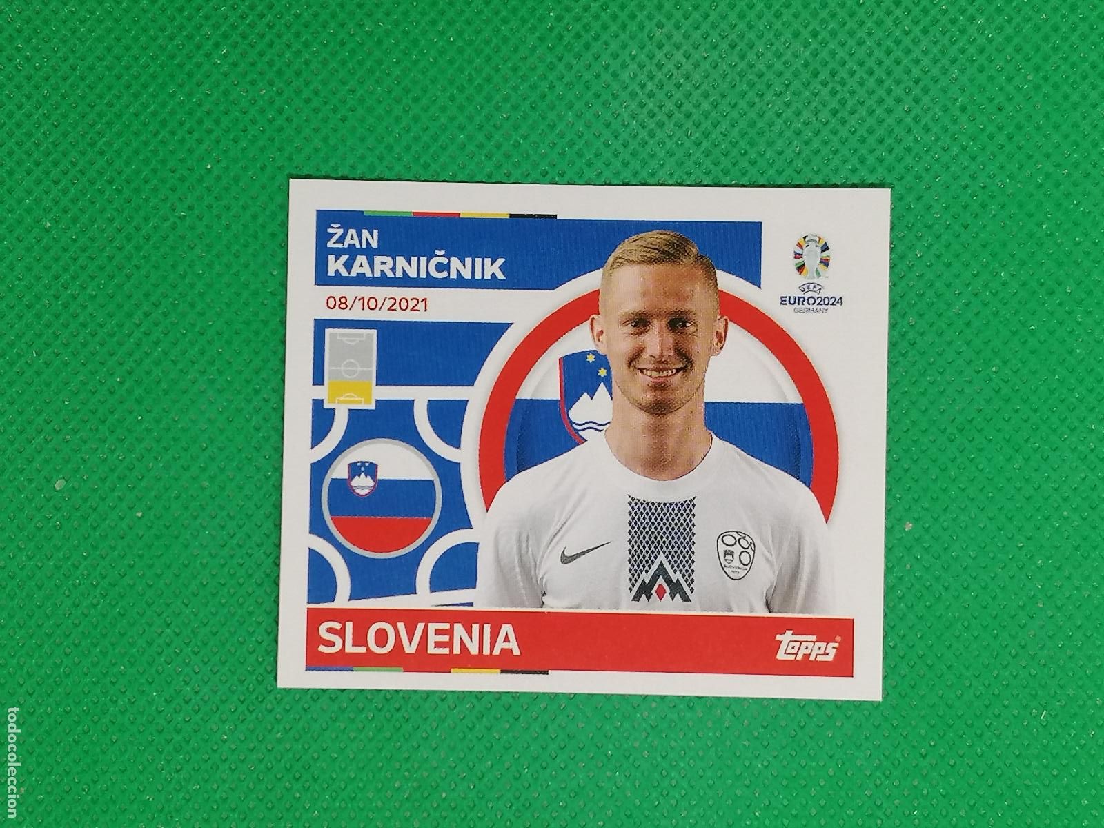 Cromos de F&uacute;tbol: SVN 7 SVN7 ZAN KARNICNIK ESLOVENIA ⚽ TOPPS EURO 2024 24 GERMANY STICKERS ⚽