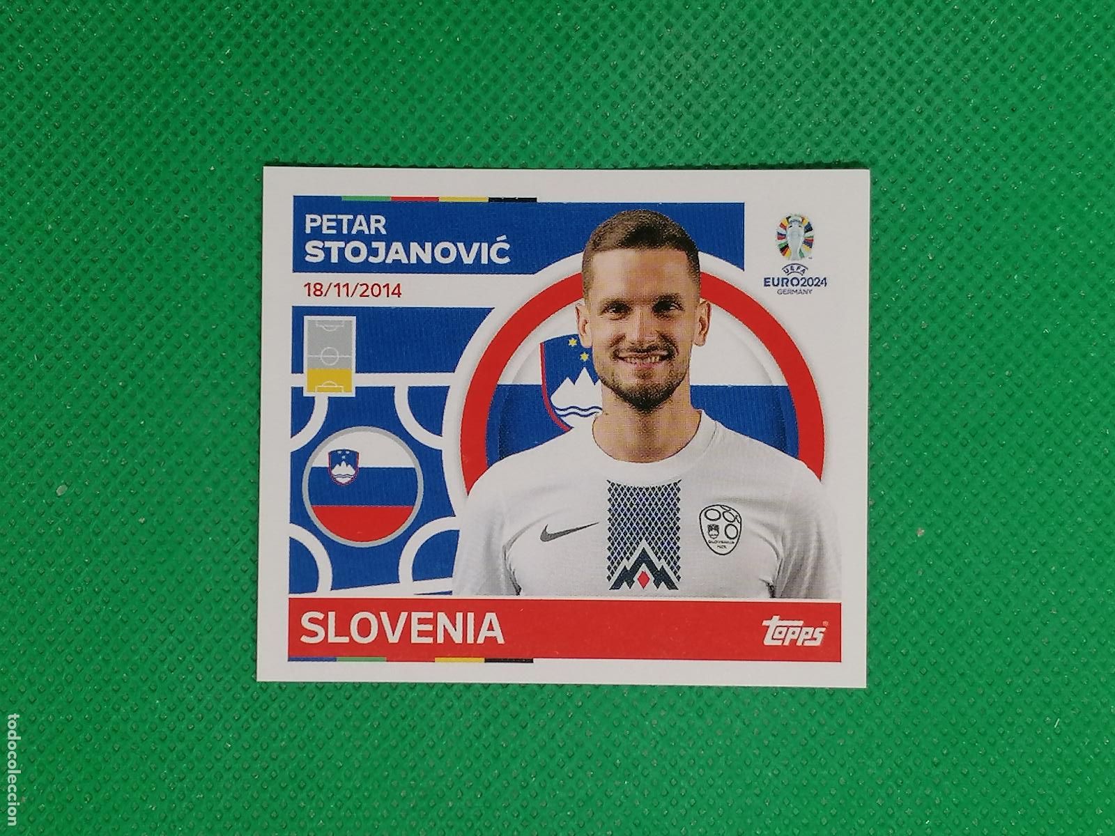 Cromos de F&uacute;tbol: SVN 8 SVN8 PETAR STOJANOVIC ESLOVENIA ⚽ TOPPS EURO 2024 24 GERMANY STICKERS ⚽