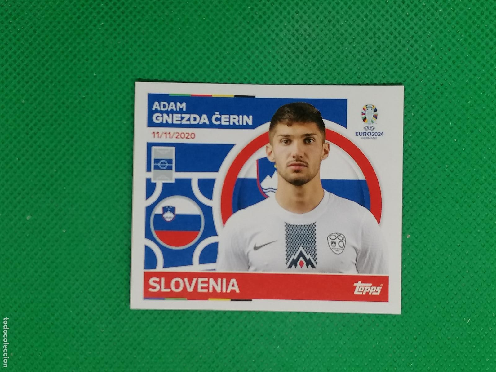 Cromos de F&uacute;tbol: SVN 15 SVN15 ADAM GNEZDA CERIN ESLOVENIA ⚽ TOPPS EURO 2024 24 GERMANY STICKERS ⚽