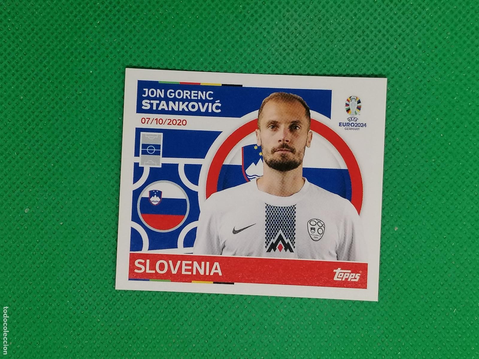 Cromos de F&uacute;tbol: SVN 16 SVN16 JON GORENC STANKOVIC ESLOVENIA ⚽ TOPPS EURO 2024 24 GERMANY STICKERS ⚽