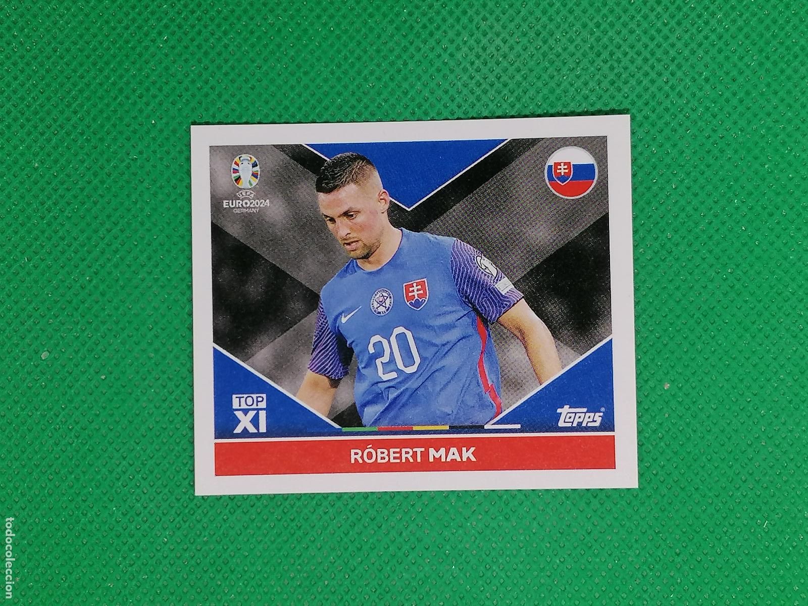 Cromos de F&uacute;tbol: SVK TOP2 SVKTOP2 ROBERT MAK ESLOVAQUIA ⚽ TOPPS EURO 2024 24 GERMANY STICKERS ⚽