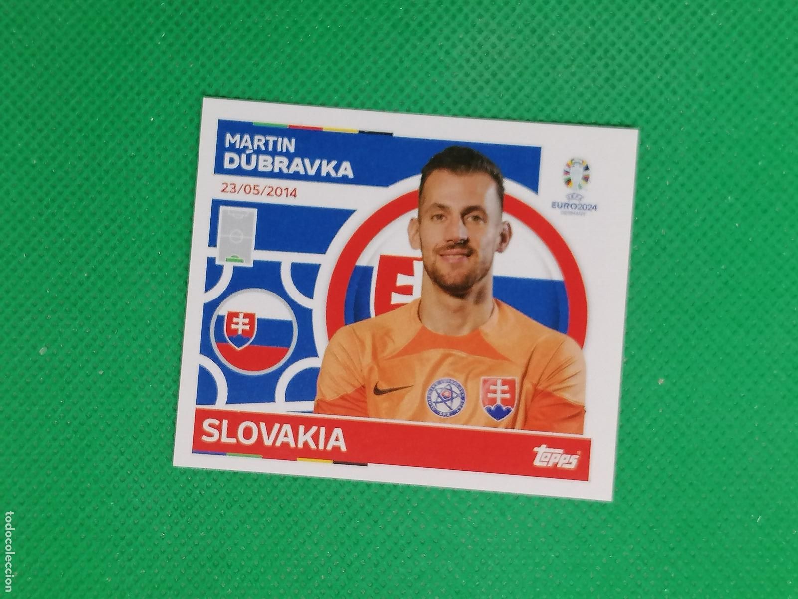 Cromos de F&uacute;tbol: SVK 4 SVK4 MARTIN DUBRAVKA ESLOVAQUIA ⚽ TOPPS EURO 2024 24 GERMANY STICKERS ⚽
