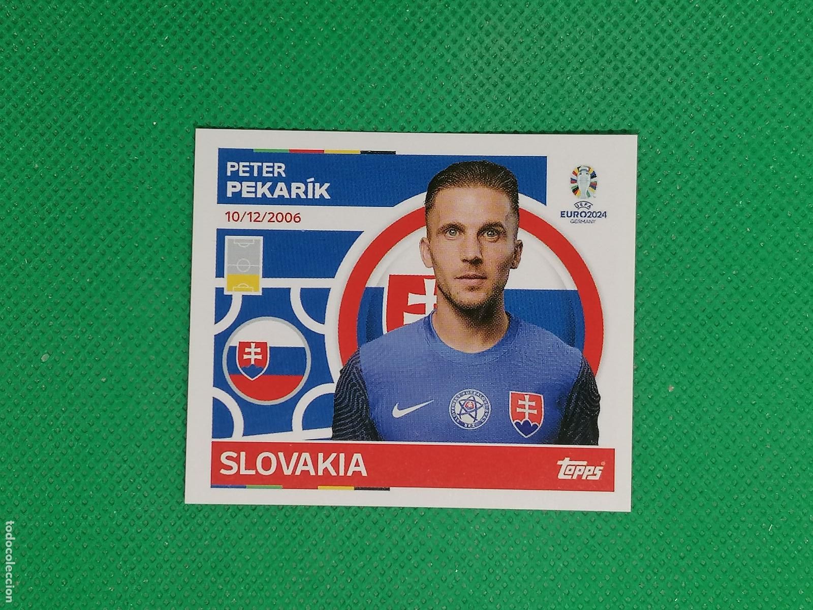 Cromos de F&uacute;tbol: SVK 5 SVK5 PETER PEKARIK ESLOVAQUIA ⚽ TOPPS EURO 2024 24 GERMANY STICKERS ⚽