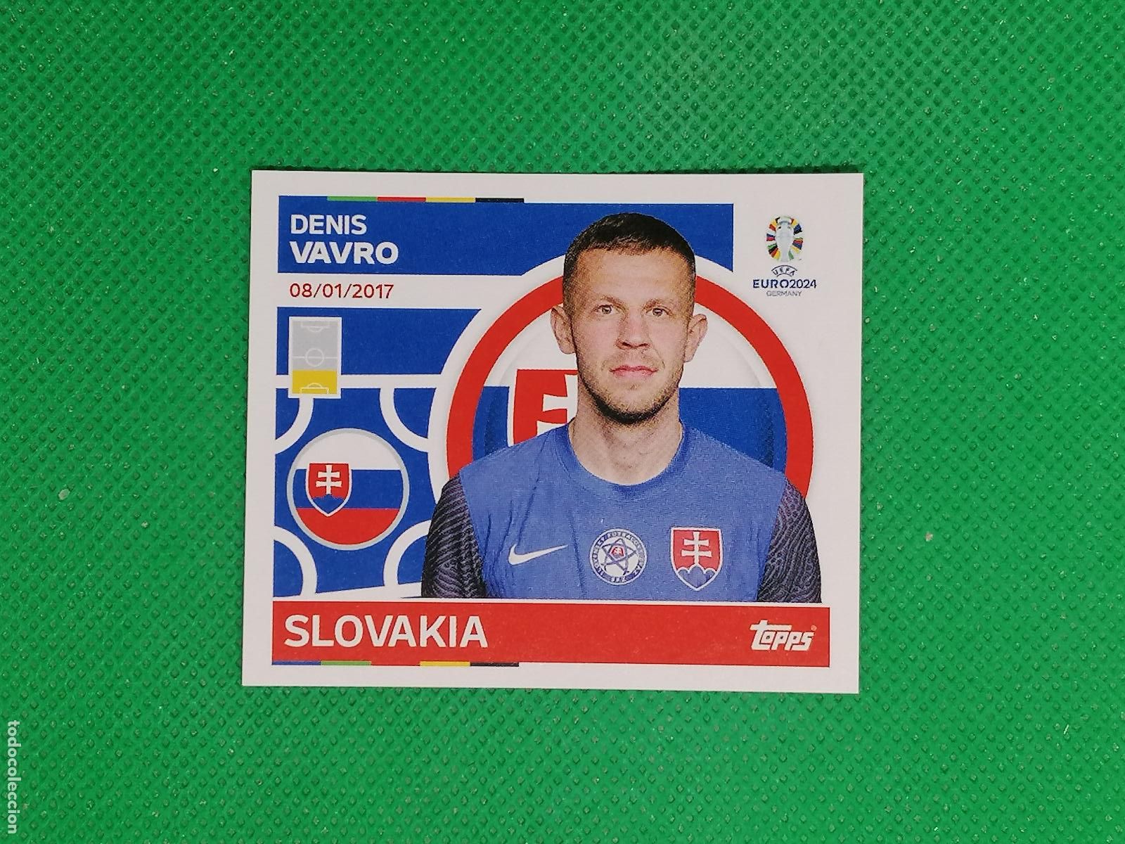 Cromos de F&uacute;tbol: SVK 6 SVK6 DENIS VAVRO ESLOVAQUIA ⚽ TOPPS EURO 2024 24 GERMANY STICKERS ⚽