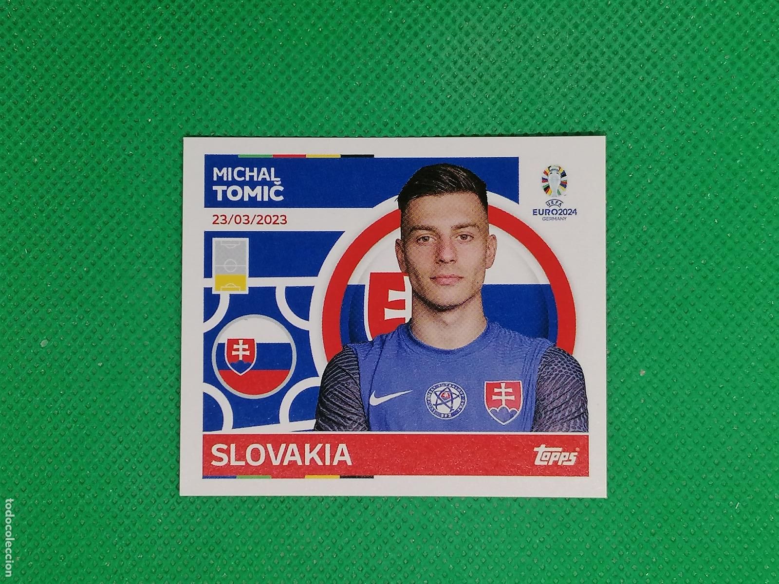 Cromos de F&uacute;tbol: SVK 7 SVK7 MICHAL TOMIC ESLOVAQUIA ⚽ TOPPS EURO 2024 24 GERMANY STICKERS ⚽