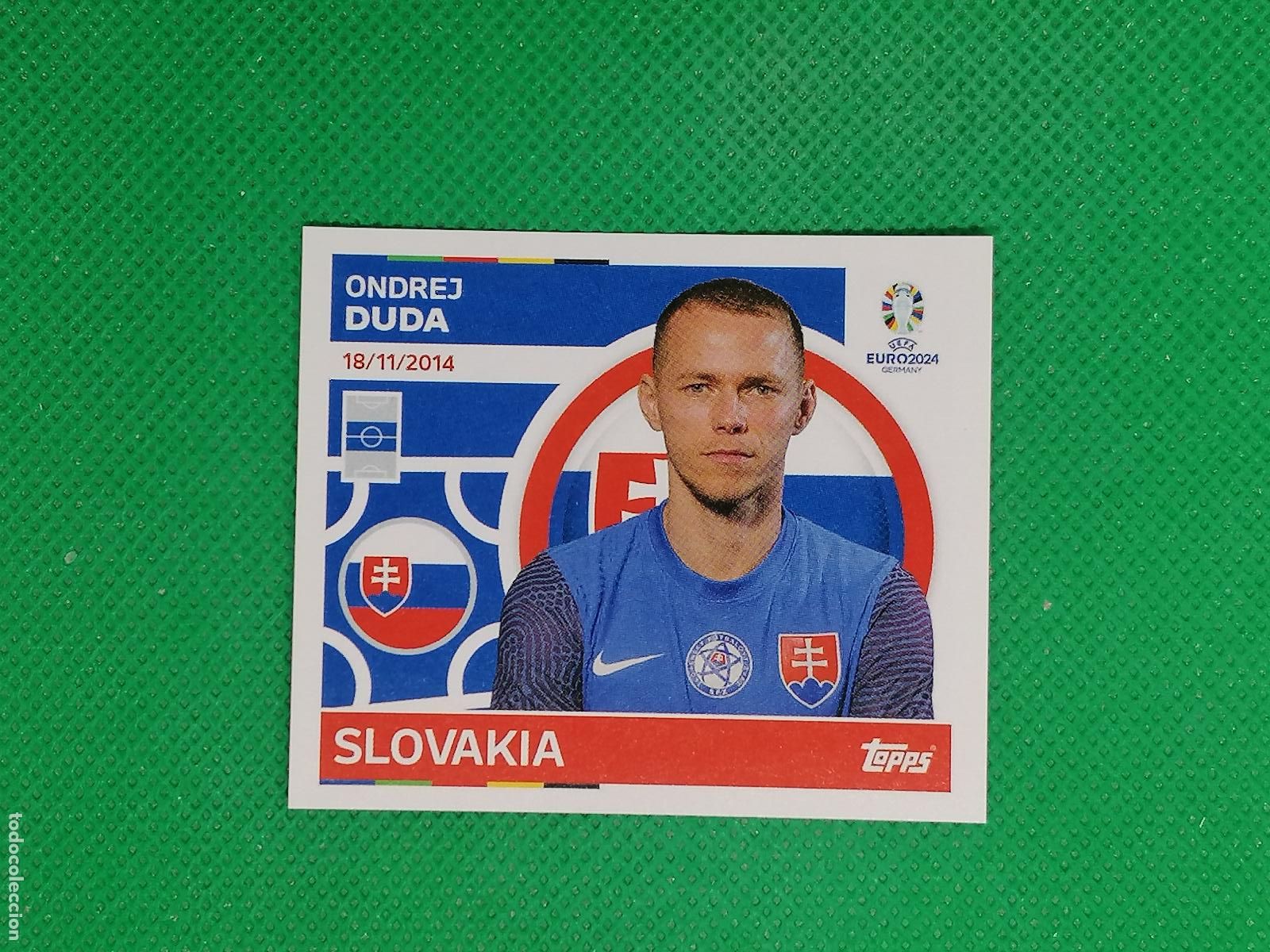 Cromos de F&uacute;tbol: SVK 9 SVK9 ONDREJ DUDA ESLOVAQUIA ⚽ TOPPS EURO 2024 24 GERMANY STICKERS ⚽