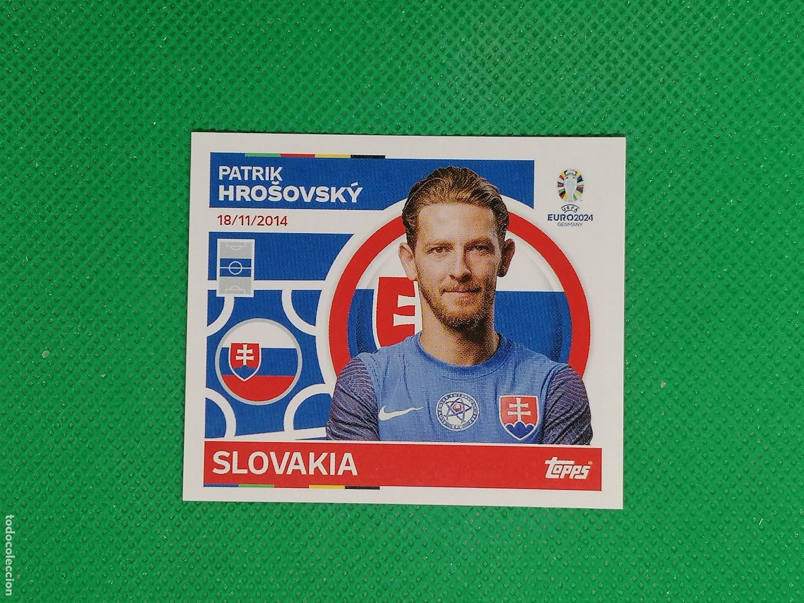 Cromos de F&uacute;tbol: SVK 10 SVK10 PATRIK HROSOVSKY ESLOVAQUIA ⚽ TOPPS EURO 2024 24 GERMANY STICKERS ⚽