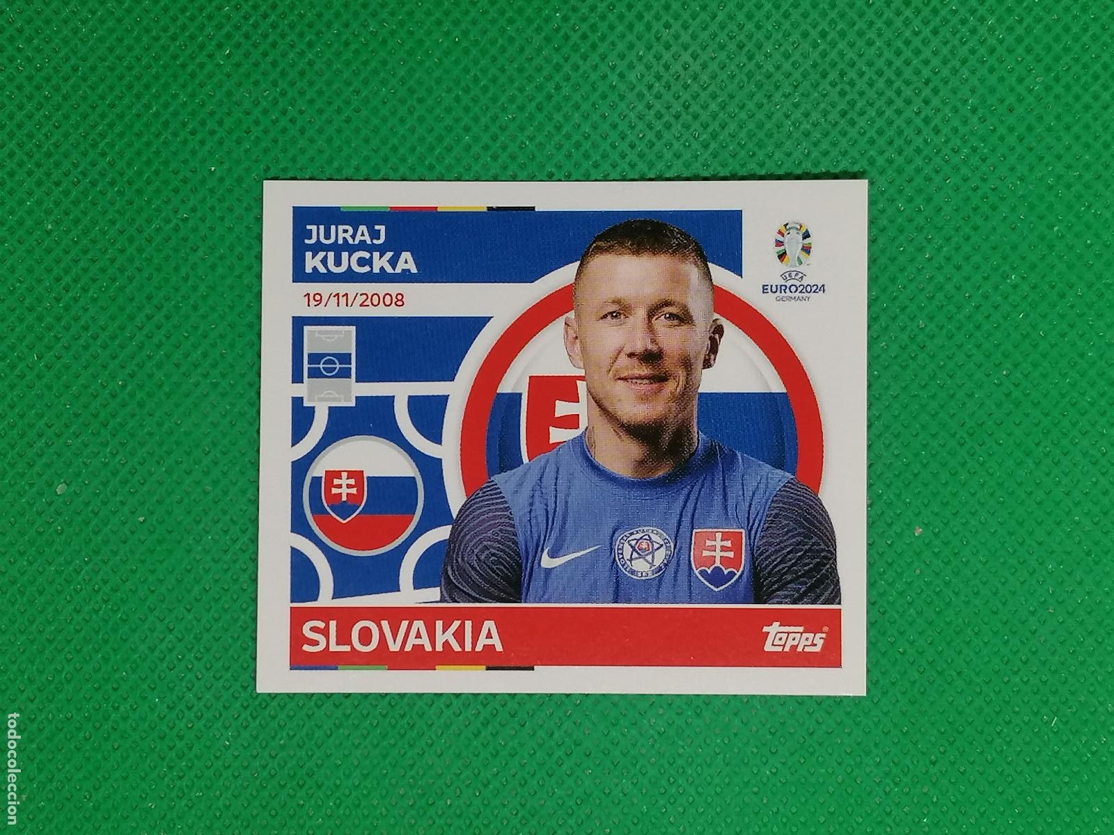 Cromos de F&uacute;tbol: SVK 12 SVK12 JRAJ KUCKA ESLOVAQUIA ⚽ TOPPS EURO 2024 24 GERMANY STICKERS ⚽