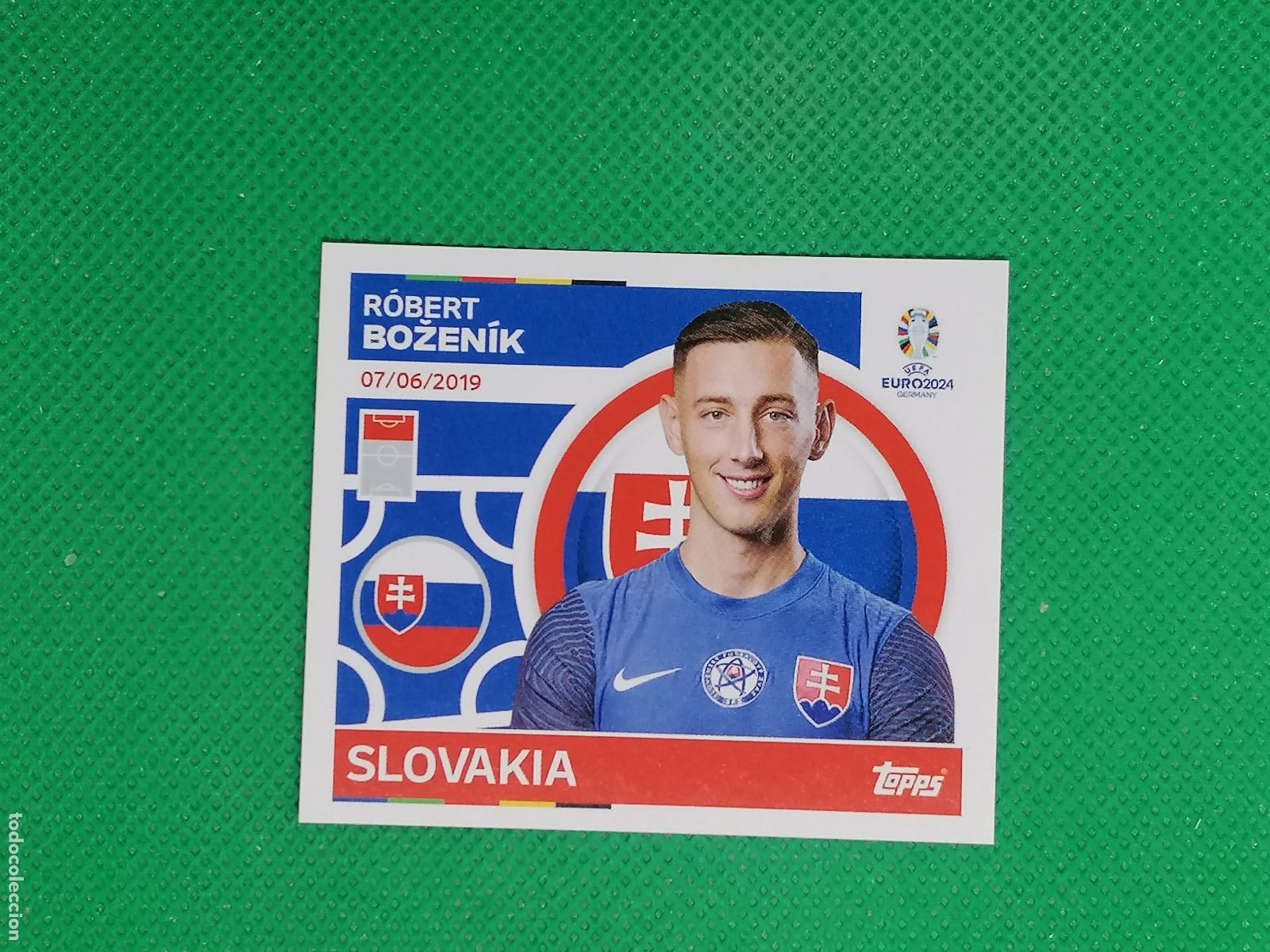Cromos de F&uacute;tbol: SVK 16 SVK16 ROBERT BOZENIK ESLOVAQUIA ⚽ TOPPS EURO 2024 24 GERMANY STICKERS ⚽