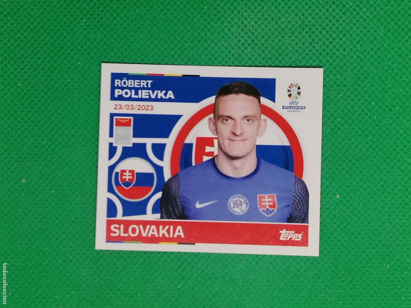 Cromos de F&uacute;tbol: SVK 17 SVK17 ROBERT BOZENPOLIEVKA ESLOVAQUIA ⚽ TOPPS EURO 2024 24 GERMANY STICKERS ⚽