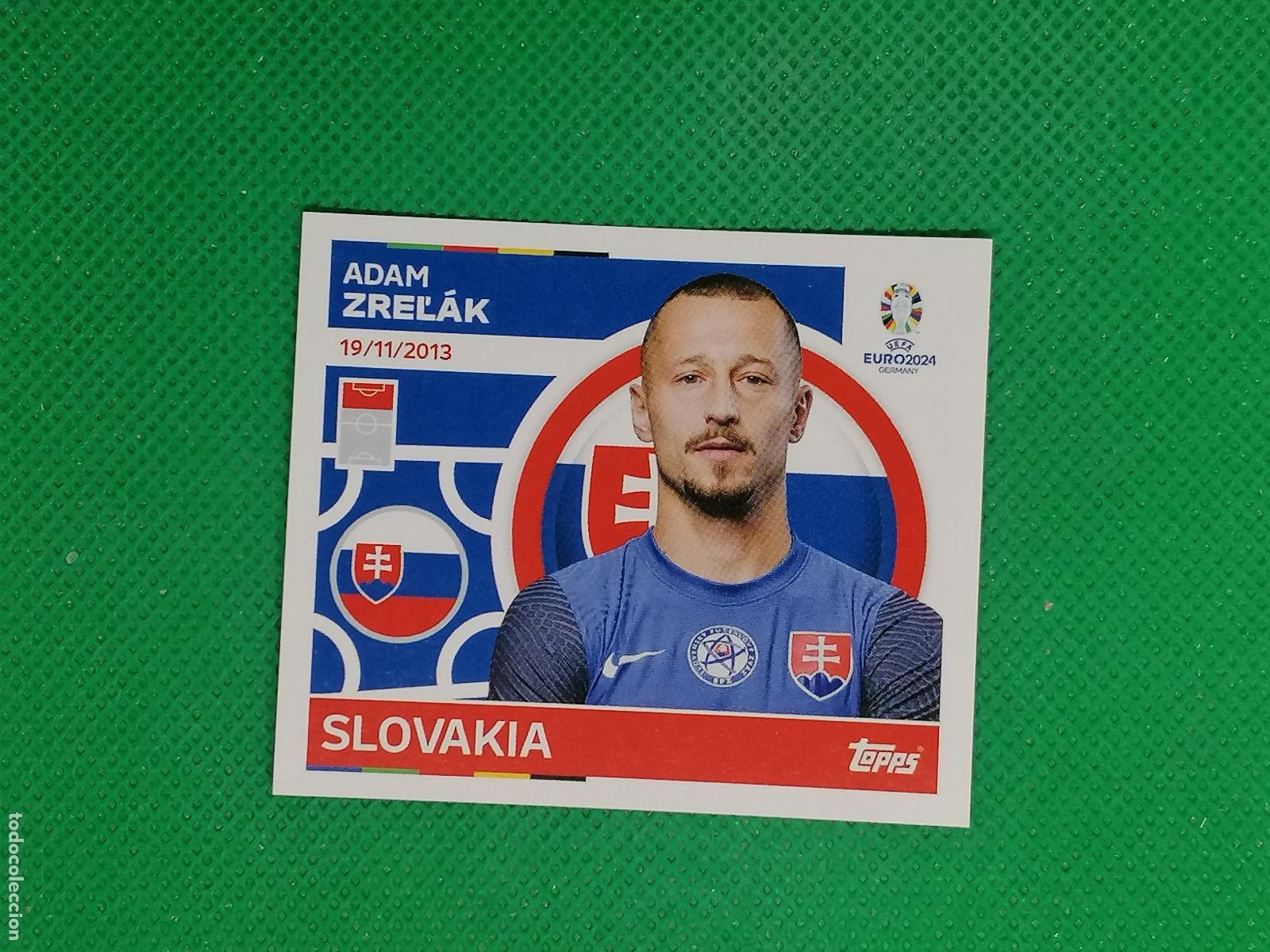 Cromos de F&uacute;tbol: SVK 18 SVK18 ADAM ZRELAK ESLOVAQUIA ⚽ TOPPS EURO 2024 24 GERMANY STICKERS ⚽
