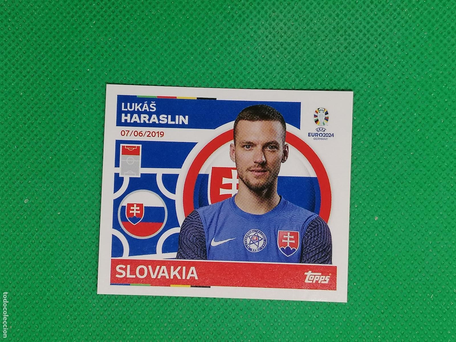 Cromos de F&uacute;tbol: SVK 19 SVK19 LUKAS HARASLIN ESLOVAQUIA ⚽ TOPPS EURO 2024 24 GERMANY STICKERS ⚽