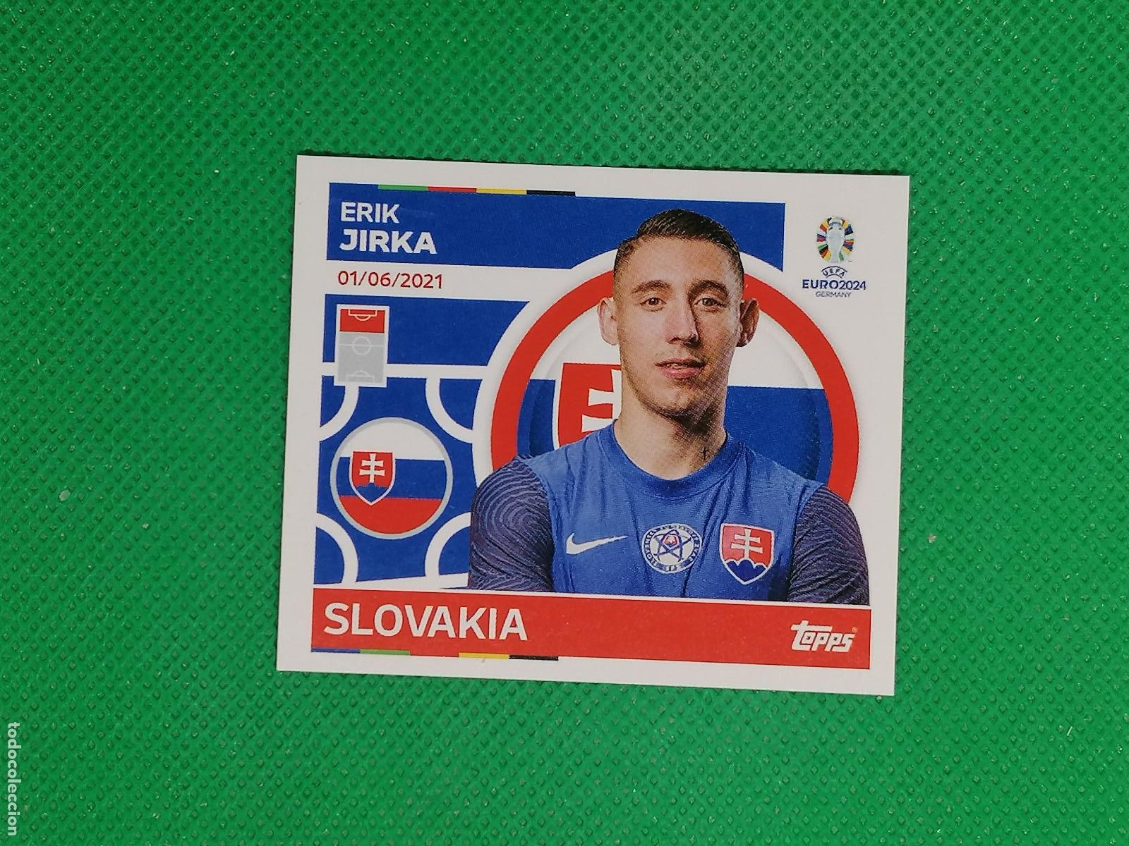 Cromos de F&uacute;tbol: SVK 21 SVK21 ERIK JIRKA ESLOVAQUIA ⚽ TOPPS EURO 2024 24 GERMANY STICKERS ⚽