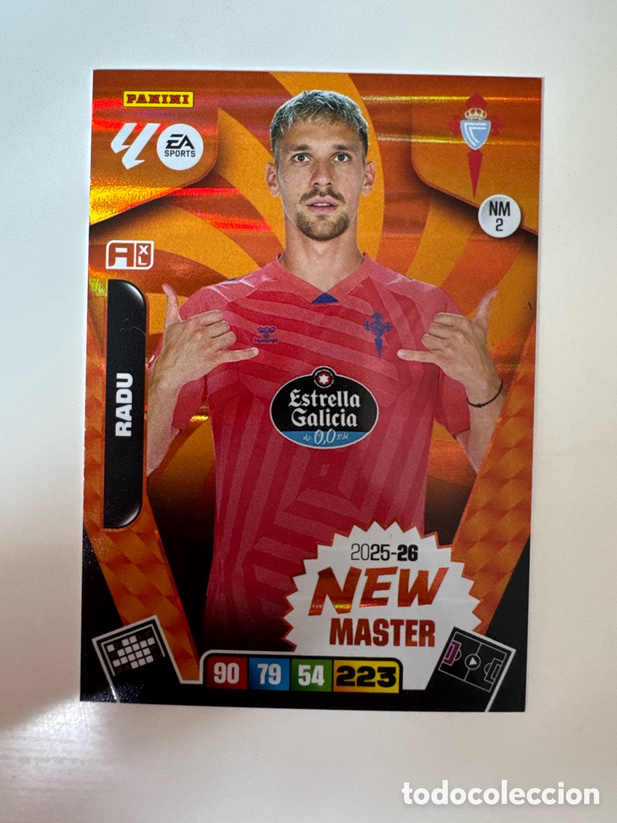 Cromos de F&uacute;tbol: PANINI ADRENALYN XL LIGA 2025-2026 25-26 &ndash; NEW MASTER &ndash; Radu Dragusin NM N&ordm; 2