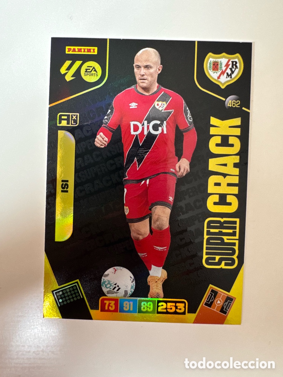 Cromos de F&uacute;tbol: PANINI ADRENALYN XL LIGA 2025-2026 25-26 &ndash; SUPERCRACK &ndash; Isi Palaz&oacute;n Rayo Vallecano N&ordm; 462