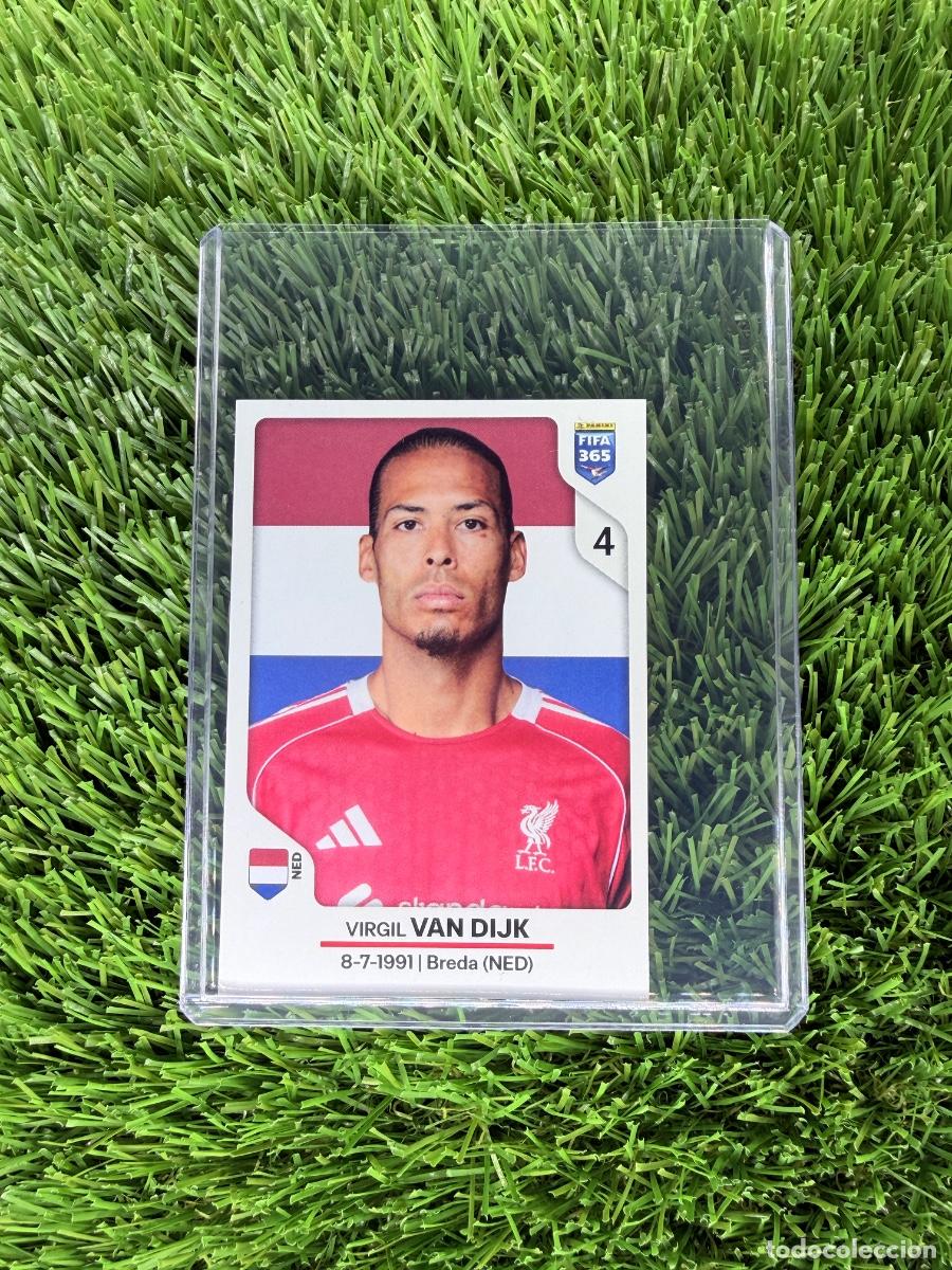 Cromos de F&uacute;tbol: N&ordm; 82 Virgil Van Dijk Liverpool FIFA 365 Stickers 2026