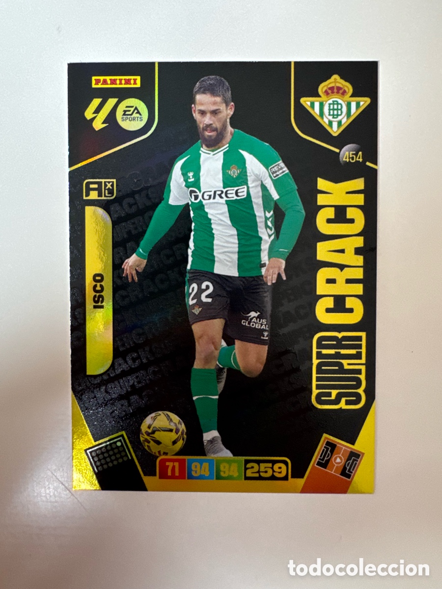 Cromos de F&uacute;tbol: PANINI ADRENALYN XL LIGA 2025-2026 25-26 &ndash; SUPERCRACK &ndash; Isco Real Betis N&ordm; 454