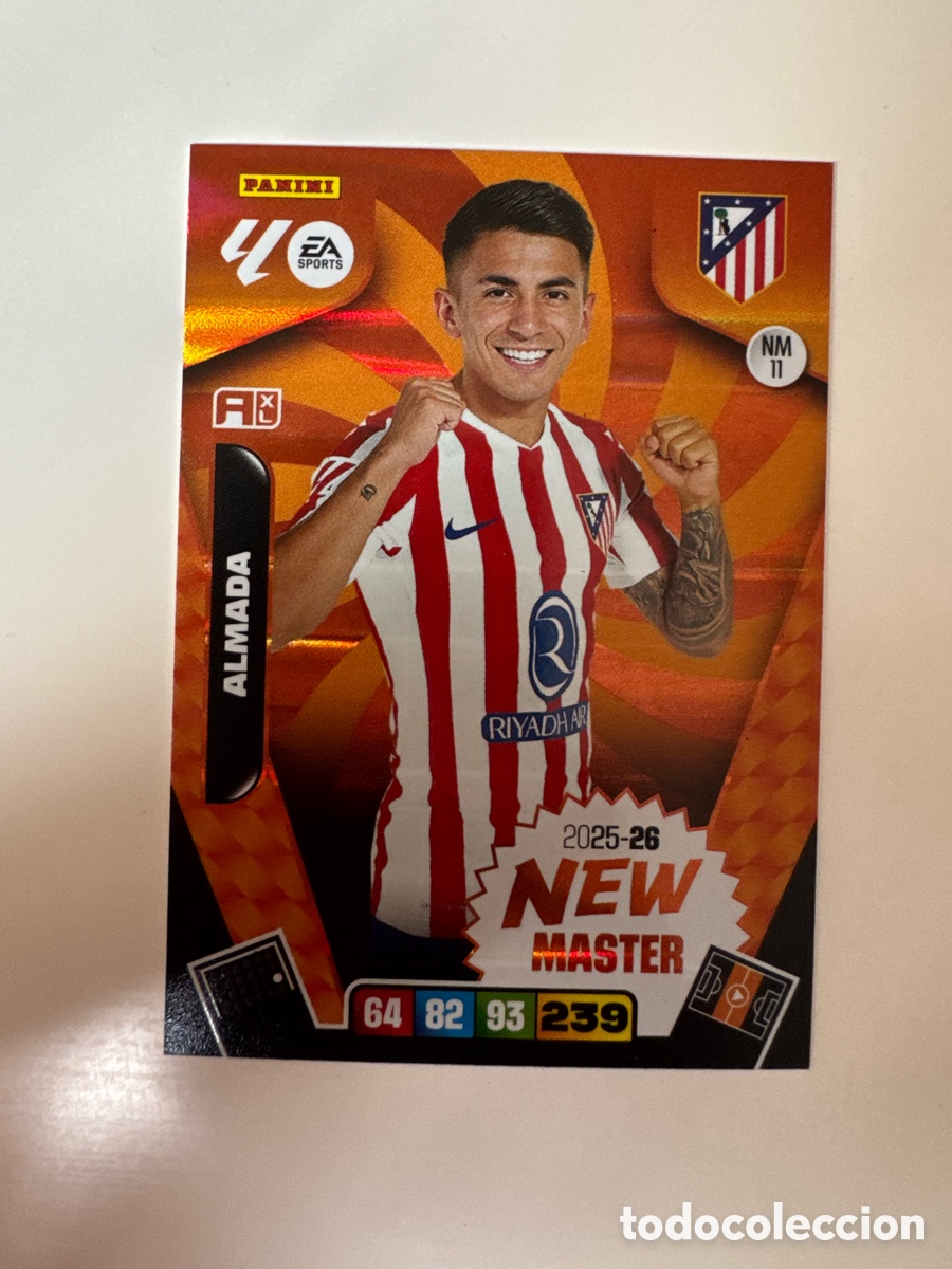 Cromos de F&uacute;tbol: PANINI ADRENALYN XL LIGA 2025-2026 25-26 &ndash; NEW MASTER NM &ndash; Georges Mikautadze Villarreal N&ordm; 13