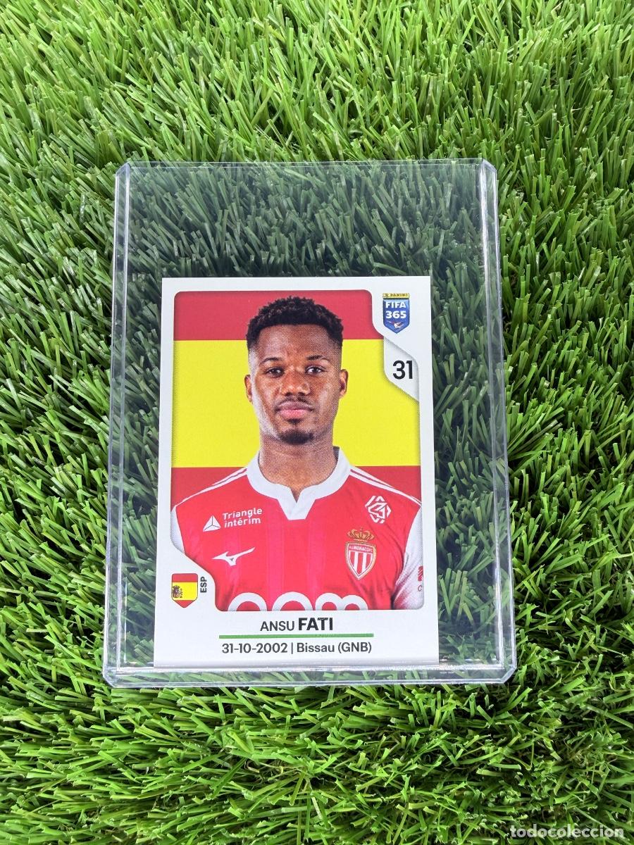 Cromos de F&uacute;tbol: N&ordm; 114 Ansu Fati AS M&oacute;naco FIFA 365 Stickers 2026