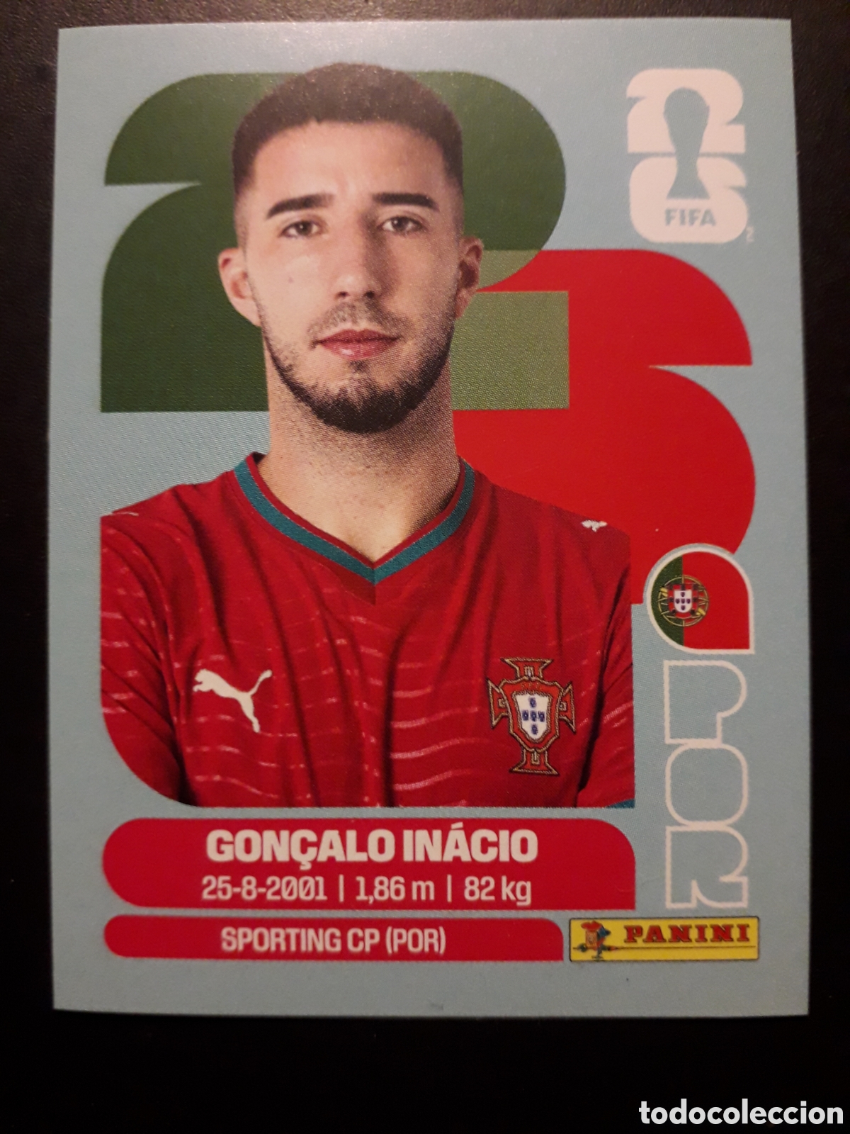Cromos de F&uacute;tbol: GON&Ccedil;ALO IN&Aacute;CIO PORTUGAL POR 8 MUNDIAL F&Uacute;TBOL 2026 FIFA WORLD CUP PANINI SIN PEGAR PEDIDO M&Iacute;NIMO 3&euro;.