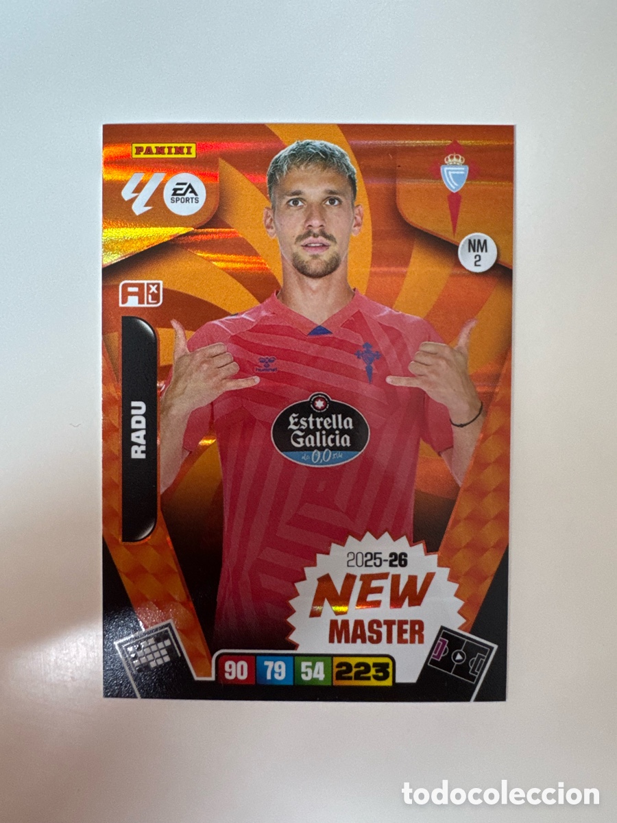 Cromos de F&uacute;tbol: PANINI ADRENALYN XL LIGA 2025-2026 25-26 &ndash; NEW MASTER NM &ndash; Radu Dragusin N&ordm; 2