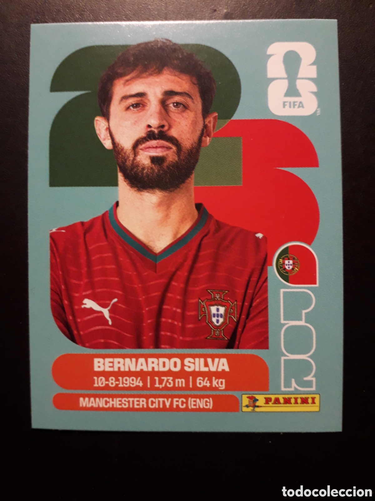Cromos de F&uacute;tbol: BERNARDO SILVA PORTUGAL POR 9 MUNDIAL F&Uacute;TBOL 2026 FIFA WORLD CUP PANINI SIN PEGAR PEDIDO M&Iacute;NIMO 3&euro;.