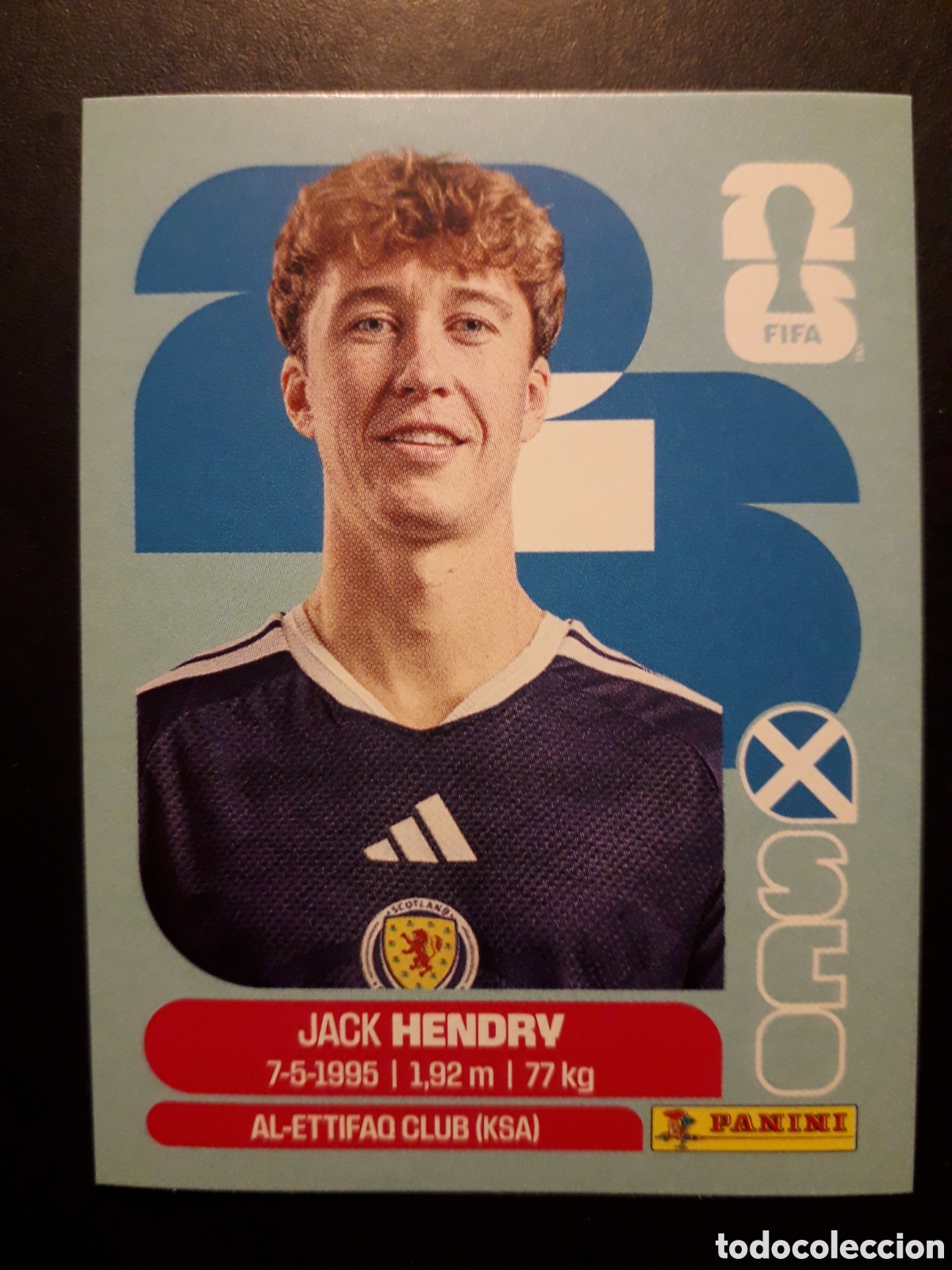 Cromos de F&uacute;tbol: HENDRY ESCOCIA SCO 3 MUNDIAL F&Uacute;TBOL 2026 FIFA WORLD CUP PANINI SIN PEGAR PEDIDO M&Iacute;NIMO 3&euro;