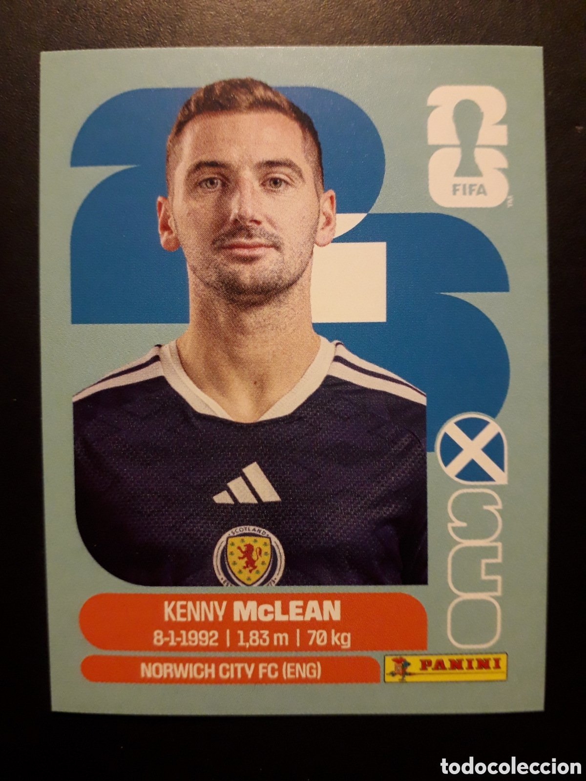 Cromos de F&uacute;tbol: McLEAN ESCOCIA SCO 16 MUNDIAL F&Uacute;TBOL 2026 FIFA WORLD CUP PANINI SIN PEGAR PEDIDO M&Iacute;NIMO 3&euro;