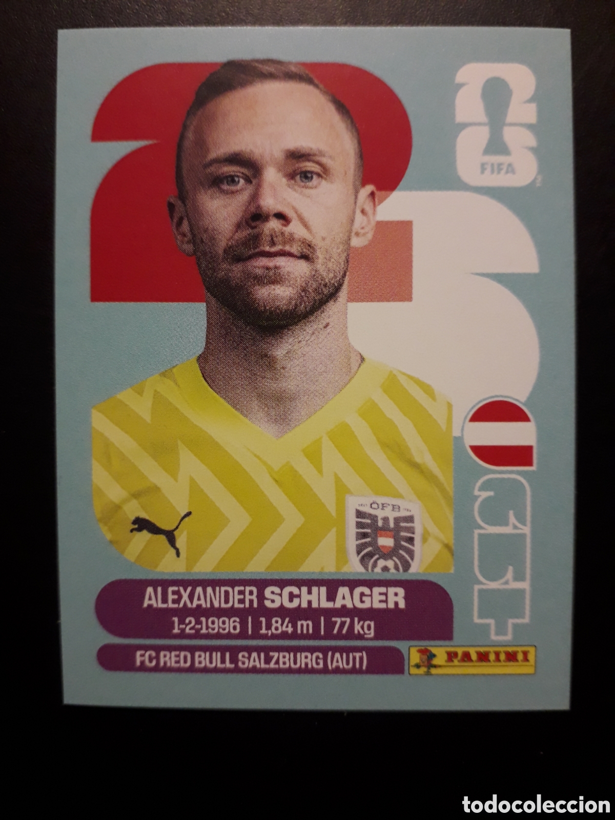 Cromos de F&uacute;tbol: SCHLAGER AUSTRIA AUT 2 MUNDIAL F&Uacute;TBOL 2026 FIFA WORLD CUP PANINI SIN PEGAR PEDIDO M&Iacute;NIMO 3&euro;