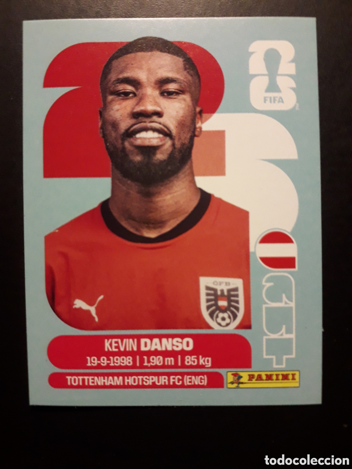 Cromos de F&uacute;tbol: DANSO AUSTRIA AUT 5 MUNDIAL F&Uacute;TBOL 2026 FIFA WORLD CUP PANINI SIN PEGAR PEDIDO M&Iacute;NIMO 3&euro;