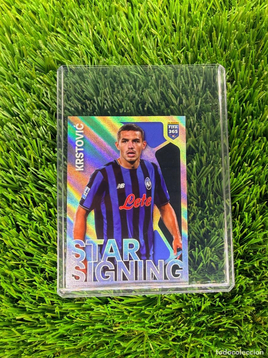 Cromos de F&uacute;tbol: N&ordm; 238 Nikola Krstovic Star Signing Atalanta FIFA 365 Stickers 2026
