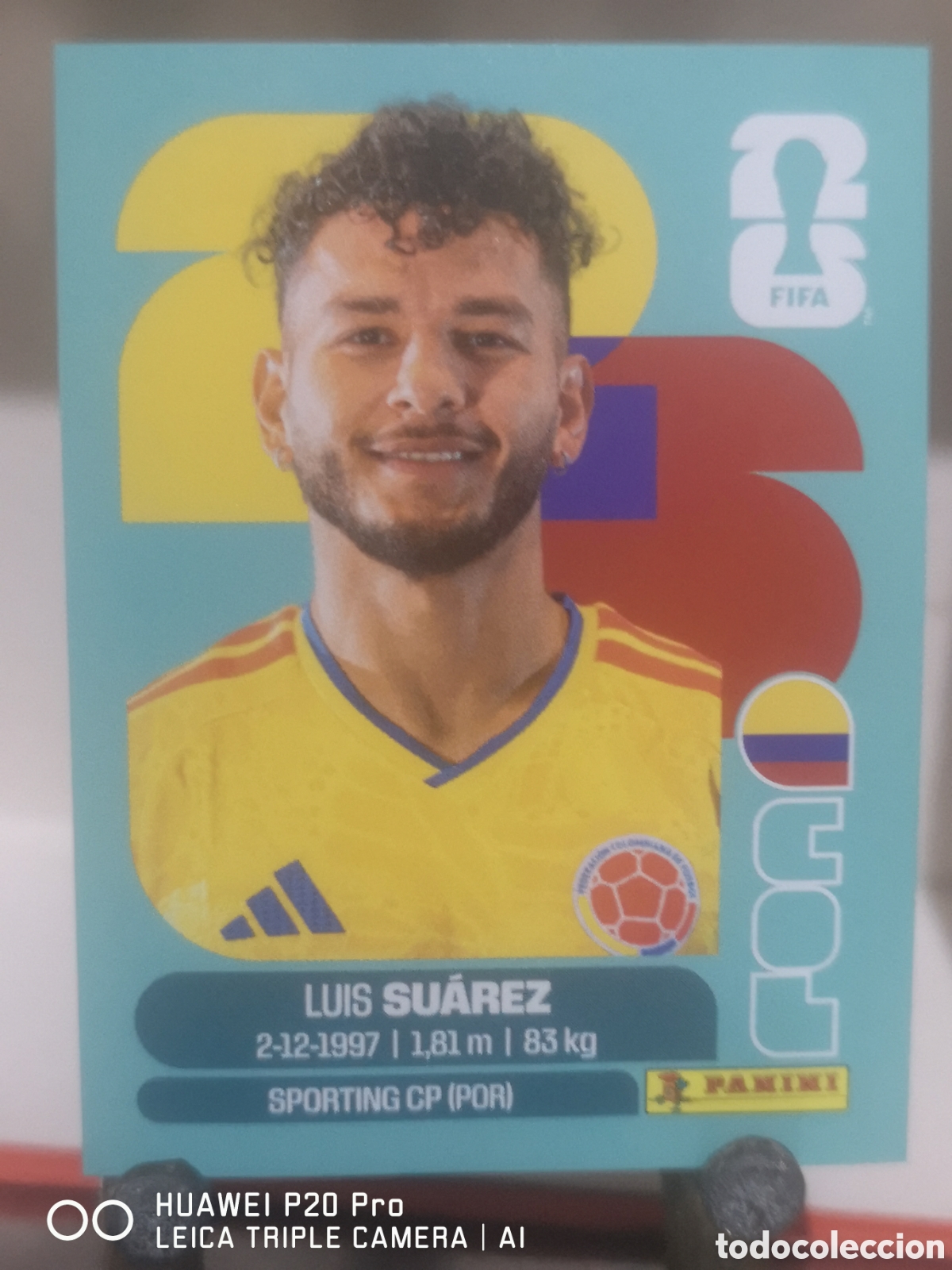 Cromos de F&uacute;tbol: FIFA WORLD CUP MUNDIAL 2026 LUIS SUAREZ - COL19