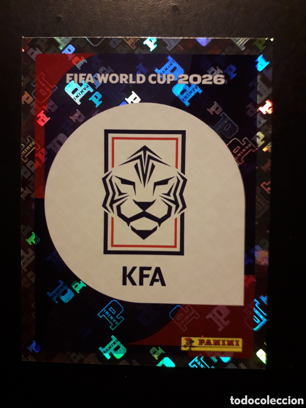Cromos de F&uacute;tbol: ESCUDO COREA DEL SUR KOR 1 MUNDIAL F&Uacute;TBOL 2026 FIFA WORLD CUP PANINI SIN PEGAR PEDIDO M&Iacute;NIMO 3&euro;